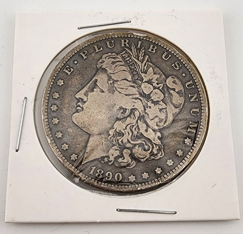 1890 - Morgan Silver Dollars Coin - Not Graded- Picture May Vary
