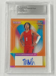 Kentucky TyTy Washington Jr 2022-23 Leaf Vivid Pre-Production 1/1 Clear Orange Autographed Rookie Single Card