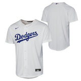Dodgers Kids Replica Jersey Baseline Home