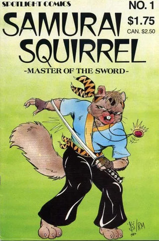 Samuri Squirrel Issue #1 August 1986 Comic Book