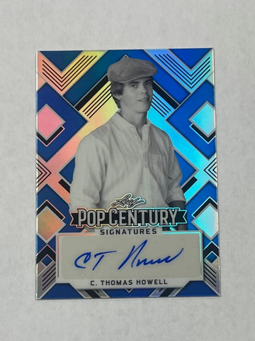 Actor C. Thomas Howell 2022 Leaf Metal Pop Century No.BA-CTH 22/35 Autographed Single Card