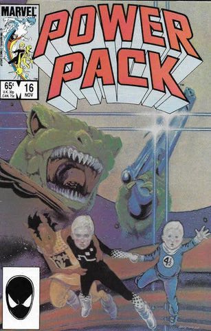 Power Pack Issue #16 November 1985 Comic Book