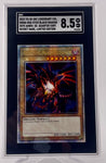 Yu-Gi-Oh Red-Eyes Black Dragon 2023 Legendary Collection No.LC01-EN006 25th Anniversary Secret Rare Limited Edition SGC Graded 8.5 Single Card