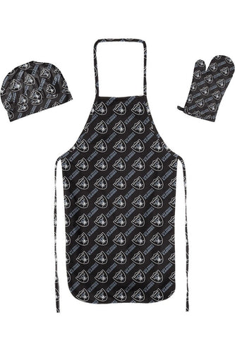 Raiders 3-Piece Apron, Oven Mitt & Chef Hat Set