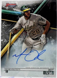 Athletics Matt Olson 2018 Topps Bowmans Best No.B18-MO Autographed Single Card