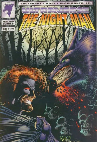 The Night Man Issue #8 May 1994 Comic Book