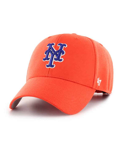 Mets Hat 47' MVP Adjustable Orange