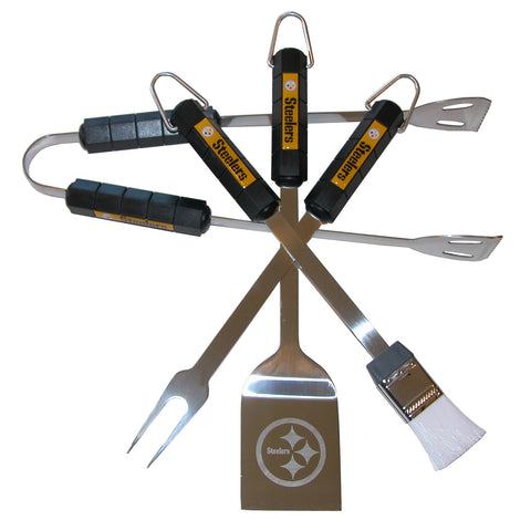 Steelers 4-Piece BBQ Set