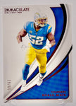 Chargers Khalil Mack 2024 Panini Immaculate No.16 #19/65 Single Card