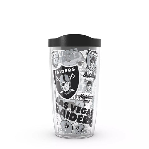 Raiders 16oz All Over Tervis w/ Lid