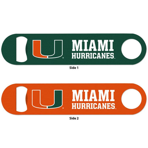 Canes Long Neck Bottle Opener Metal 2-Sided