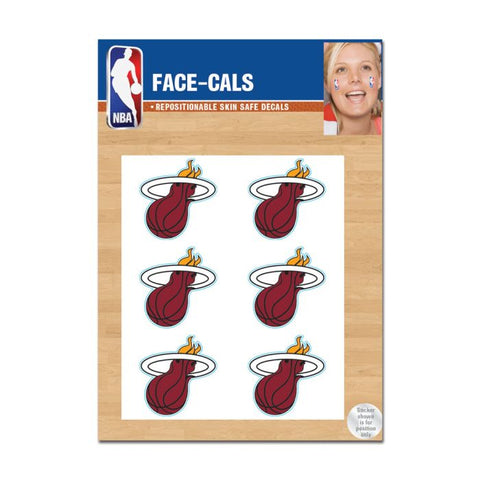 Heat Face Cals Tattoos 6-Pack