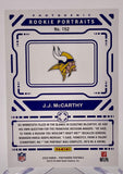 Vikings JJ McCarthy 2024 Panini Photogenic No.152 #129/150 Rookie Single Card