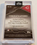 Reds Sonny Gray 2020 Topps Chrome Black #150/150 On-Card Autographed Refractor Single Card