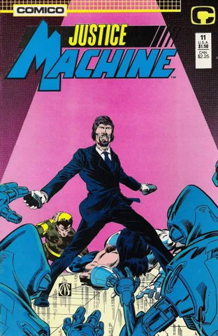 Justice Machine Issue #11 November 1987 Comic Book