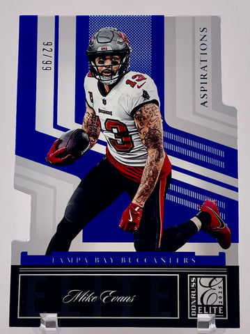 Buccaneers Mike Evans 2025 Panini Donruss Elite No.32 #92/99 Die-Cut Single Card