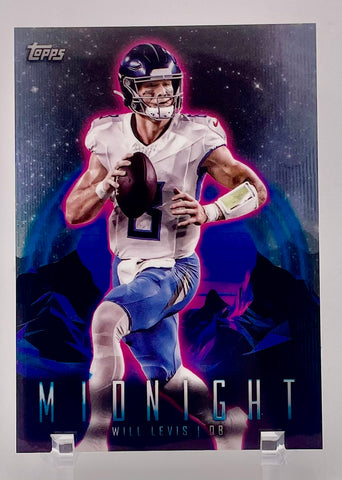 Titans Will Levis 2024 Topps Midnight No.94 Single Card