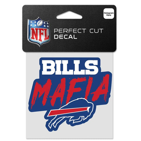 Bills 4x4 Decal Slogan "Bills Mafia"