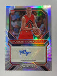 Raptors Malachi Flynn 2020-21 Panini Prizm No.RS-MFL Autographed Prizm Rookie Single Card