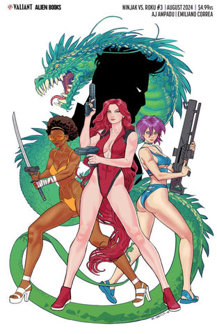 Ninjak vs. Roku Issue #3 August 1994 2024 Comic Book