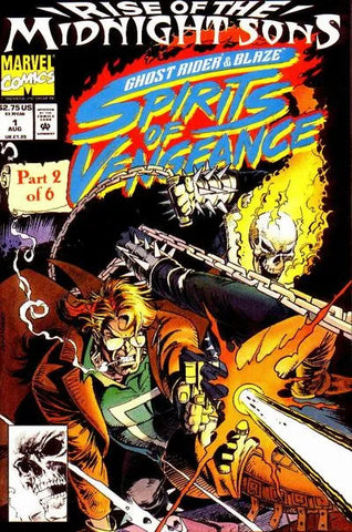 Ghost Rider and Blaze: Spirits of Vengeance Issue #1 August 1992 Comic Book