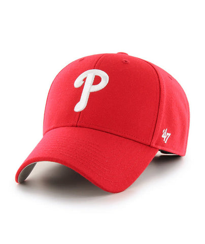 Phillies Hat 47' MVP Adjustable Red