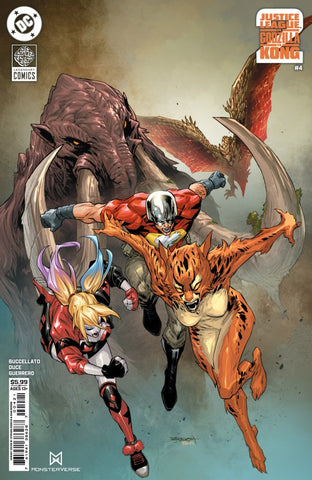 Justice League vs. Godzilla vs. Kong 2 Issue #4 September 2025 Cover B Comic Book