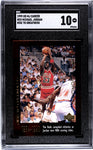 Bulls Michael Jordan 1999 Upper Deck MJ Career No.23 Rise to Greatness SGC Graded 10 Single Card (3952461)