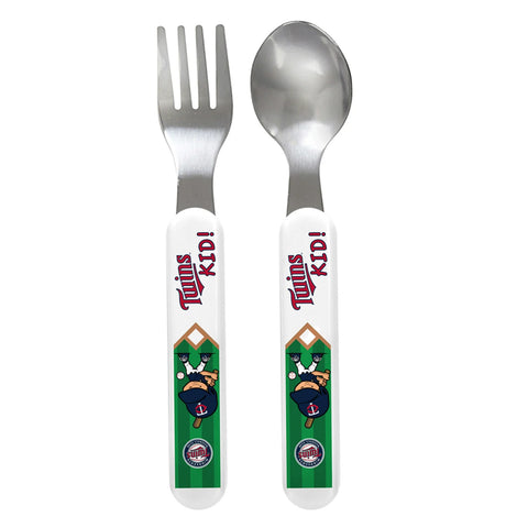 Twins Baby Fork & Spoon Set