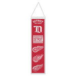 Red Wings 8"x32" Wool Banner Evolution