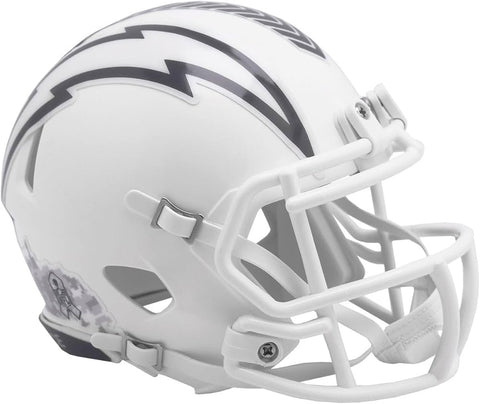 Chargers Mini Helmet Speed Salute to Service 2024