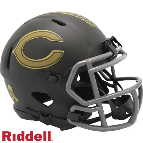 Bears Mini Helmet Speed Salute to Service 2025