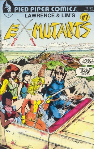 Ex-Mutants Issue #7 1987 Comic Book