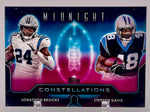 Panthers Jonathon Brooks/Stephen Davis 2024 Topps Midnight No.C-4 Single Card