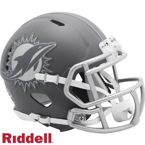 Dolphins Mini Helmet Speed Alternate Slate