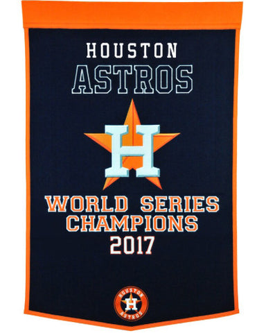 Astros 24"x38" Wool Banner Dynasty
