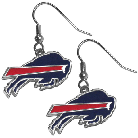 Bills Earrings Dangle Chrome