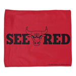 Bulls Rally Towel Spectra 15"x18" Slogan