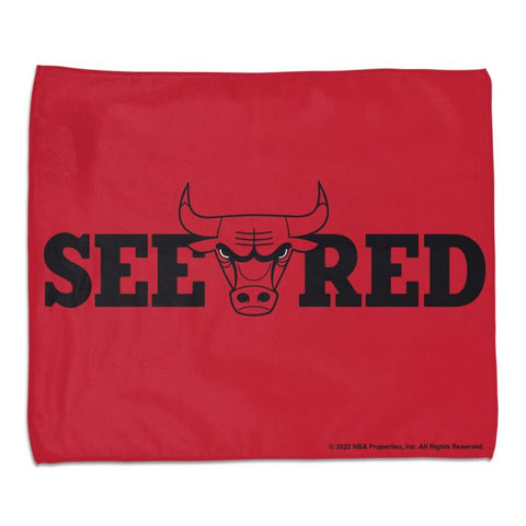 Bulls Rally Towel Spectra 15"x18" Slogan