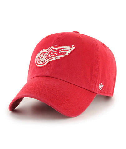 Red Wings Hat 47' Clean Up Adjustable Red