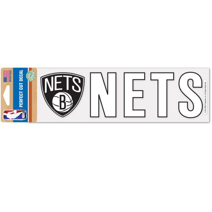 Nets 3x10 Cut Decal – JP Sports