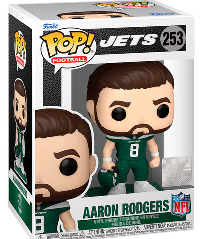 Jets Funko Pop Vinyl - NFL Football - Aaron Rodgers 253