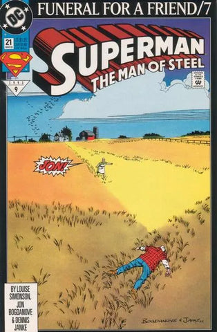 Superman: The Man of Steel Issue #21 March 1993 Comic Book