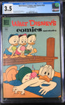 Walt Disney's Comics & Stories Issue #203 August 1957 CGC Graded 3.5 Comic Book