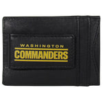 Commanders Leather Cash & Cardholder Magnetic Name