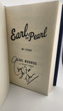 Knicks Earl Monroe 3-Pk Championship items (2 Pieces of Autographed Court & 1 Autographed Hardcover Book)