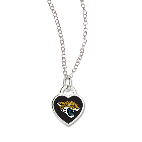 Jaguars Necklace w/ 3D Heart