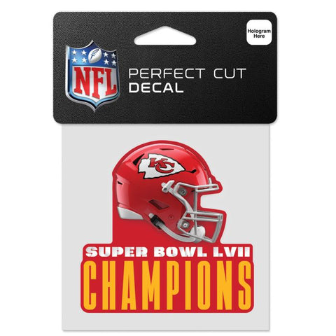 Chiefs 4x4 Decal Super Bowl 57 Champs