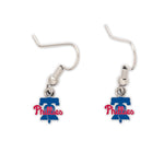 Phillies Earrings Dangle Logo