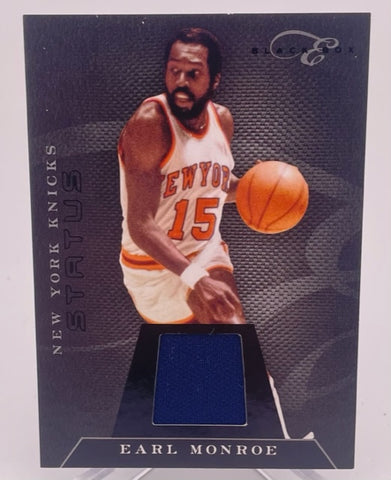 Knicks Earl Monroe 2011 Panini Black Box No.144 #72/99 Relic Single Card